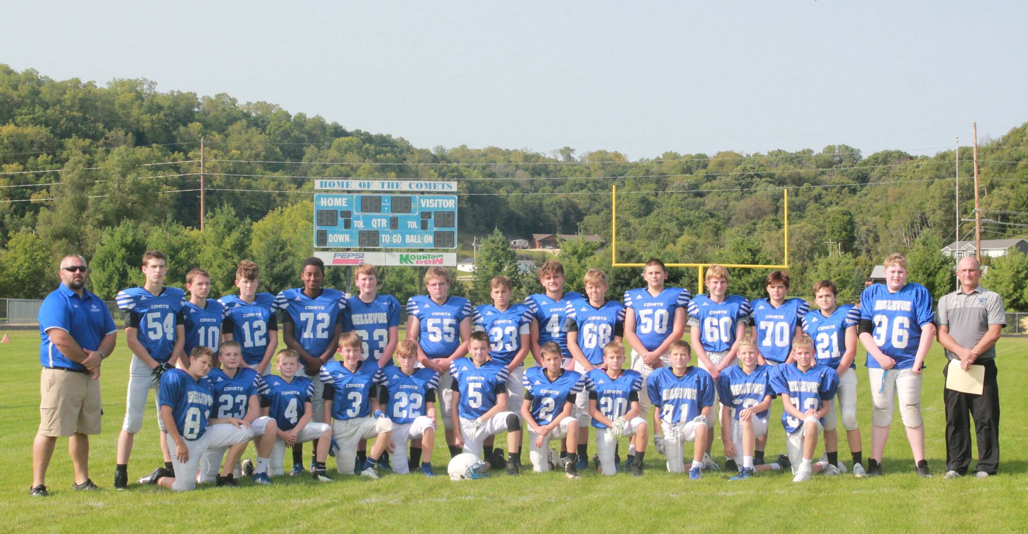 JUNIOR HIGH FOOTBALL 2020 TEAM AWARDS